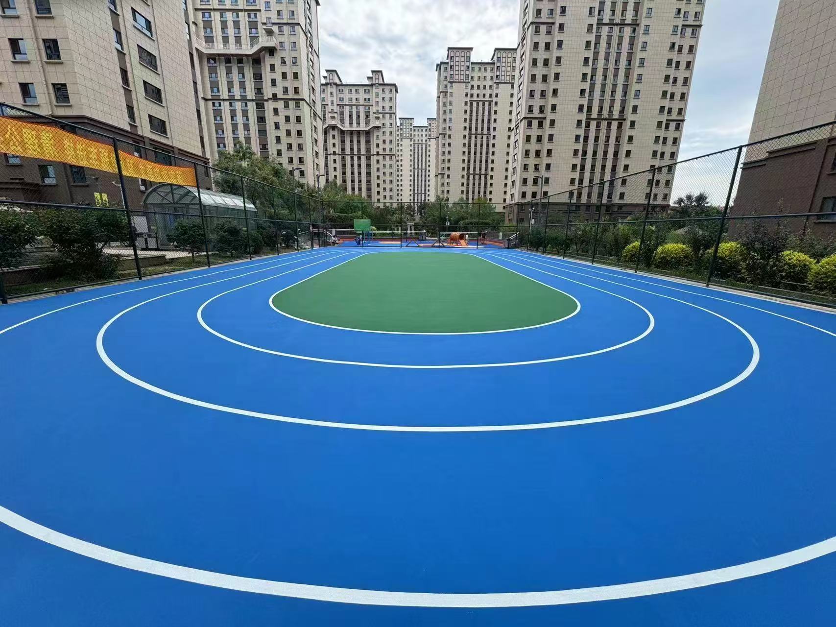 新乡市学校塑胶跑道复合型塑胶跑道 - 方案